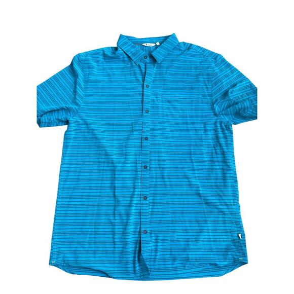 COTOPAXI Men’s Blue Stripe Cambio Short Sleeve Button Up Shirt Size XL - Picture 3 of 6